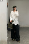 Archivio J.M.Ribot Hand -painted shirt W27/Mi/Sketch
